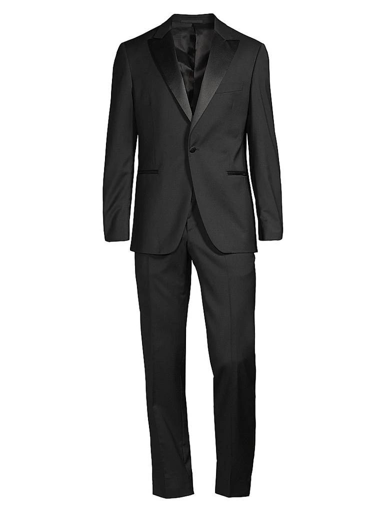商品PAL ZILERI|Stretch-Wool Peak-Lapel Tuxedo,价格¥9587,第1张图片