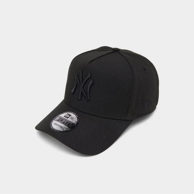 New Era New York Yankees MLB 9FORTY Black Snapback Hat 商品