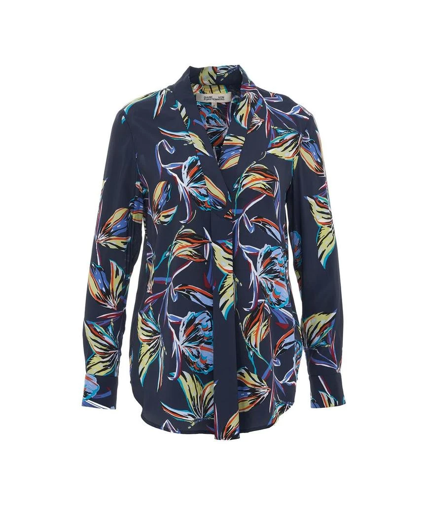 商品Diane von Furstenberg|Diane von Furstenberg Butterfly Print Blouse,价格¥2325,第1张图片