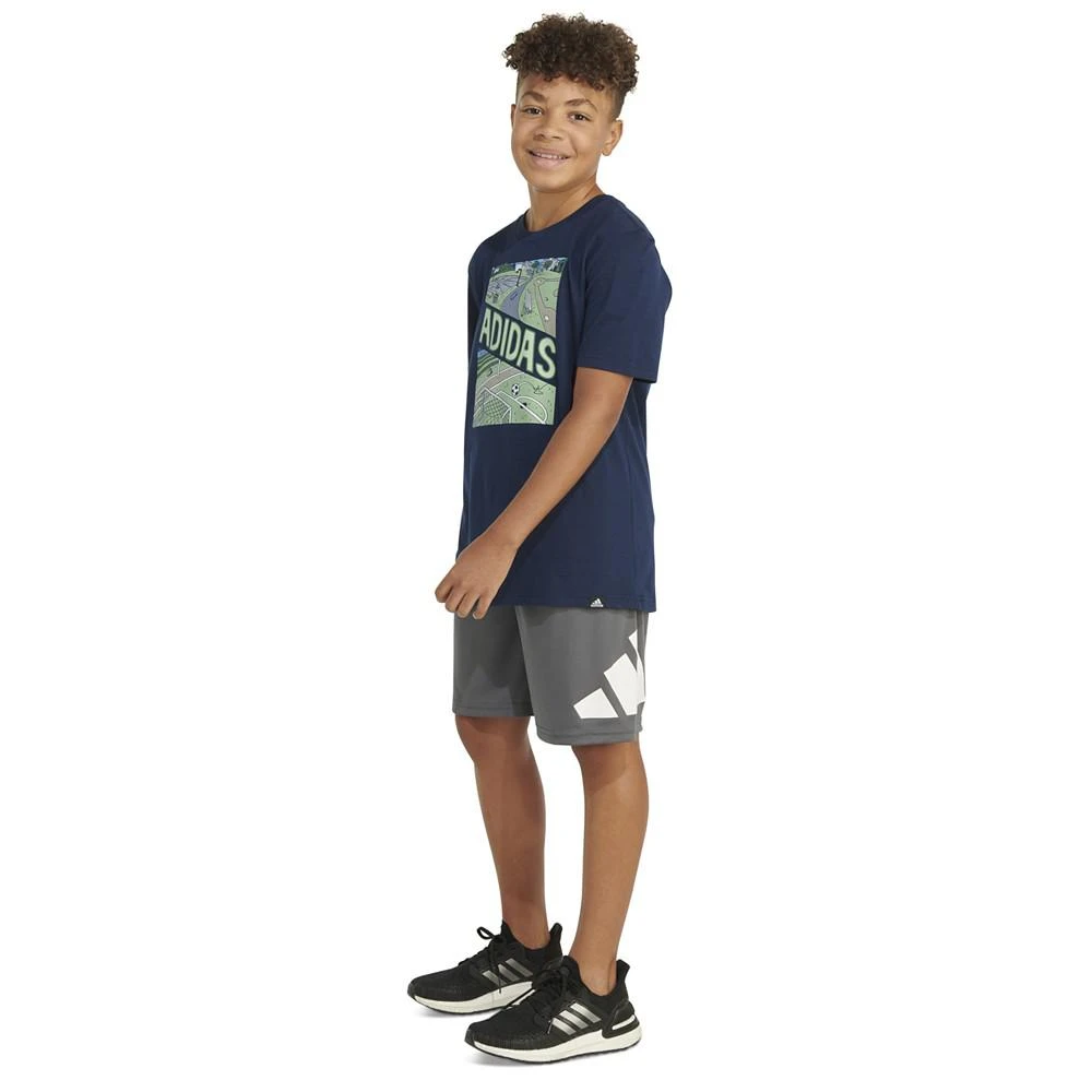 商品Adidas|Big Boys Short-Sleeve Play Sport Graphic Cotton T-Shirt,价格¥149,第4张图片详细描述
