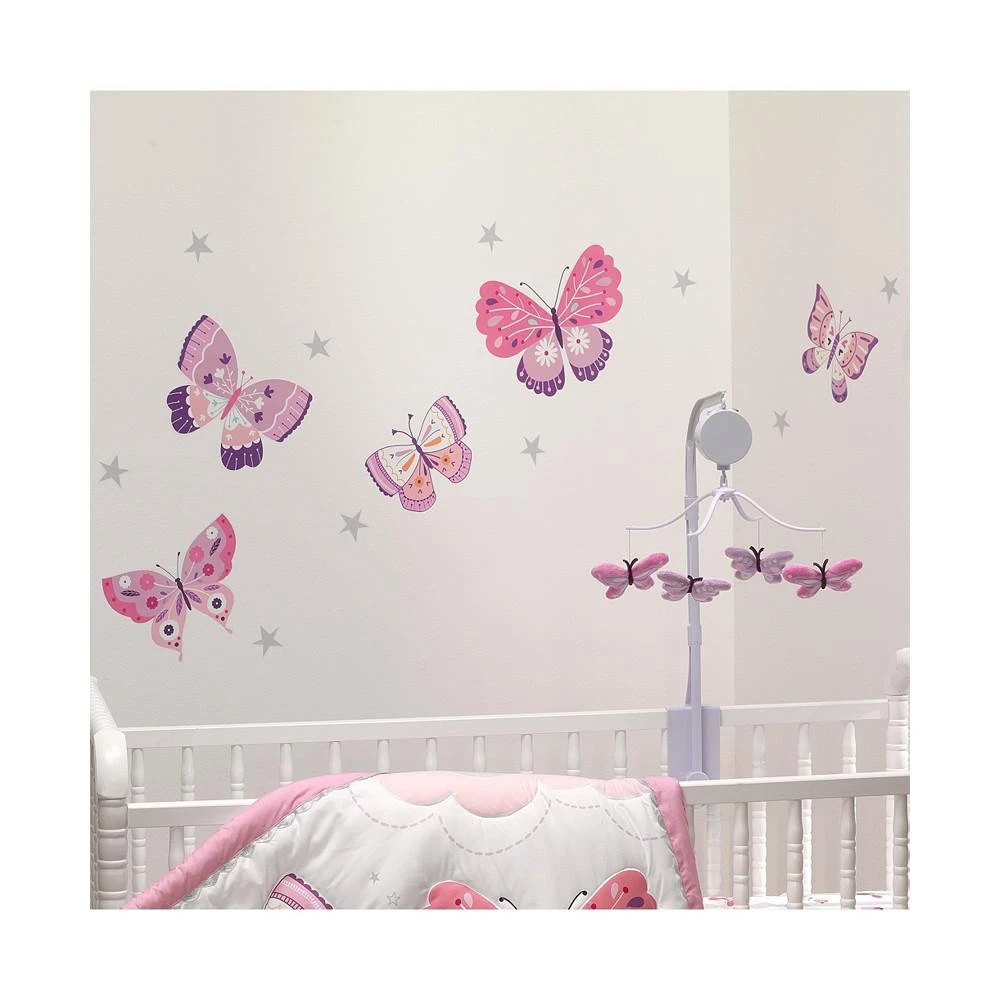 商品Bedtime Originals|Butterfly Kisses Pink/Purple Wall Decals/Appliques,价格¥123,第2张图片详细描述