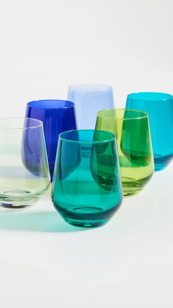 商品Estelle Colored Glass|Estelle 有色玻璃 无柄套装 6 件装,价格¥1274,第1张图片