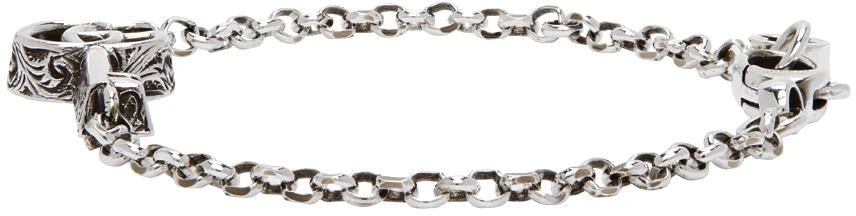 商品Gucci|Silver Double G Key Bracelet,价格¥2173,第3张图片详细描述