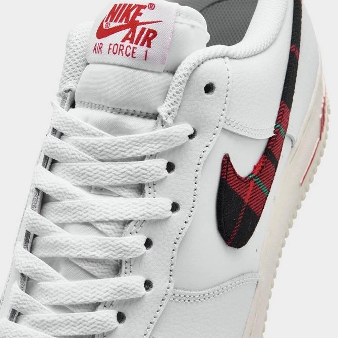 商品NIKE|Men's Nike Air Force 1 '07 LV8 SE Plaid Swoosh Casual Shoes,价格¥372,第3张图片详细描述