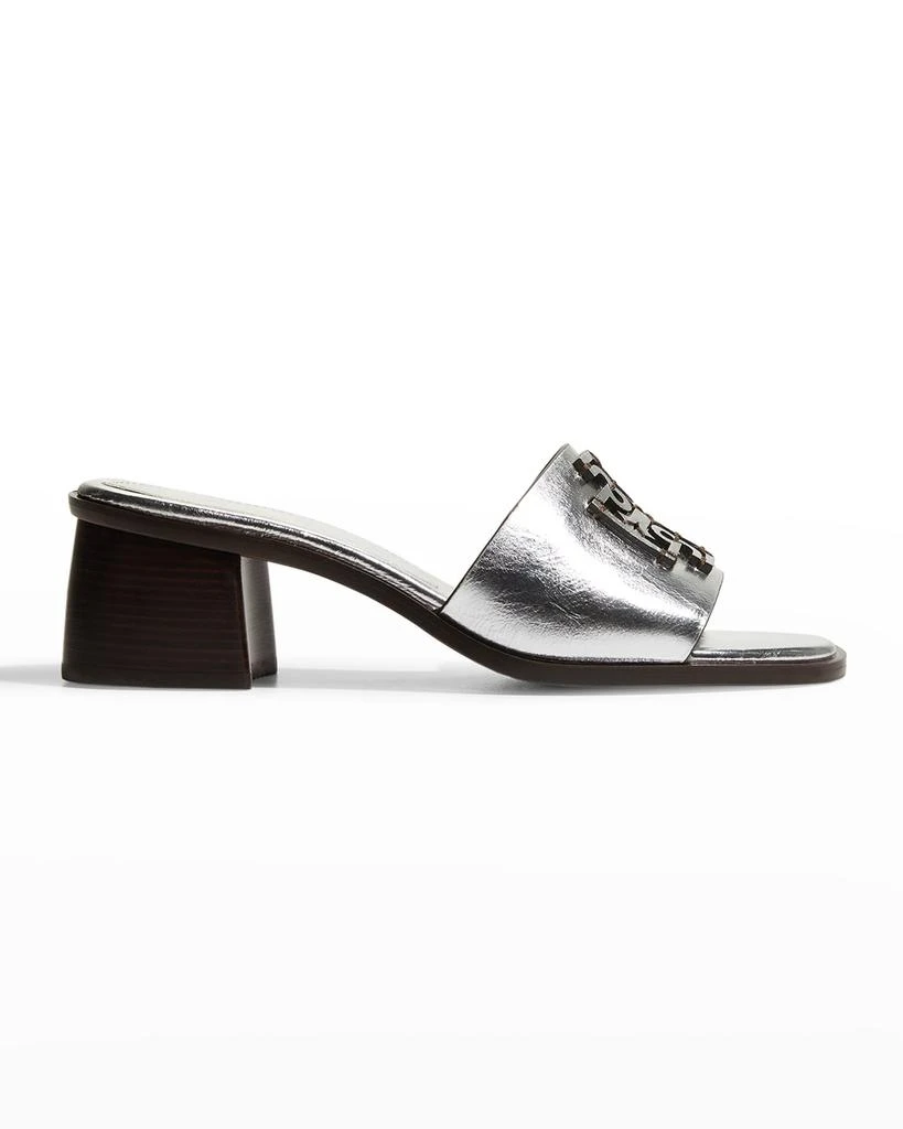 商品Tory Burch|Ines Metallic Medallion Mules Sandals,价格¥1140,第1张图片
