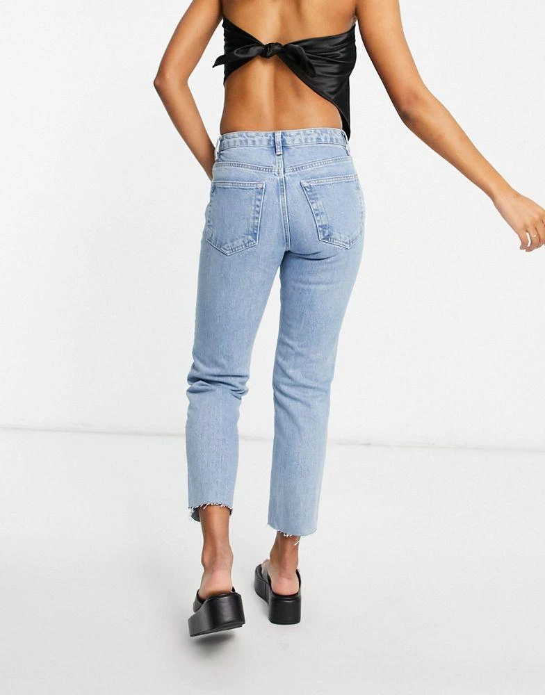 商品Topshop|Topshop considered straight jeans in bleach,价格¥266,第2张图片详细描述