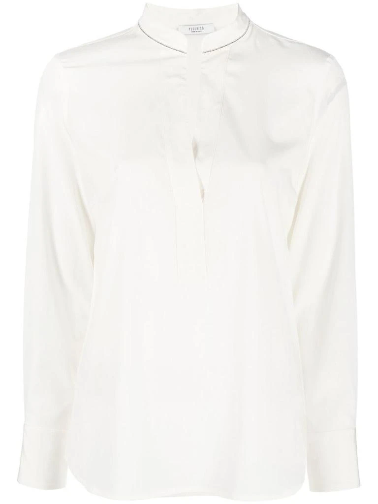 商品Peserico|Peserico V-Neck Blouse,价格¥1625,第1张图片