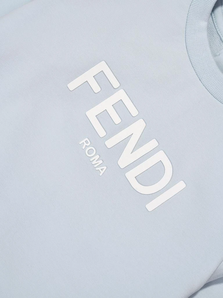 商品Fendi|Baby Logo Sweatshirt in Blue,价格¥1838,第3张图片详细描述