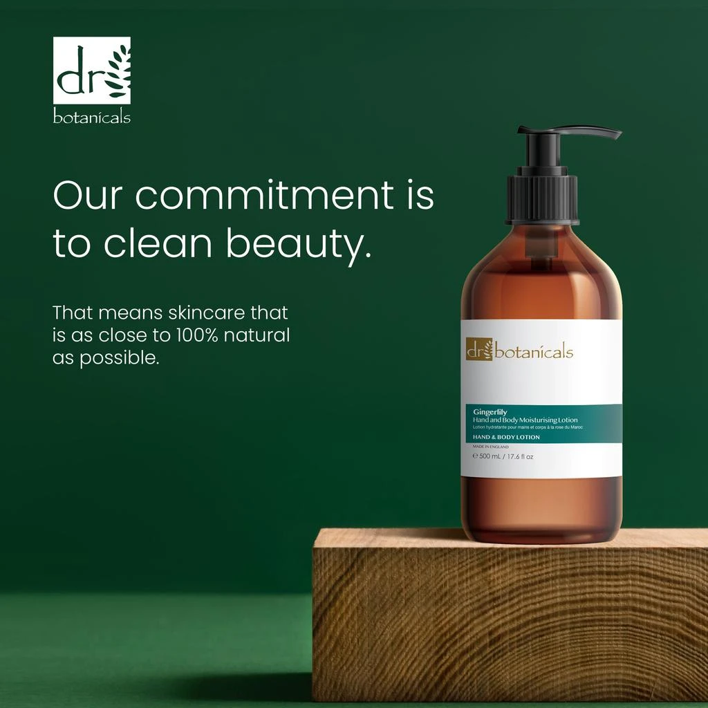 商品Dr. Botanicals|Gingerlily Hand & Body Moisturizing Lotion 500ml Twin Value Savings Pack,价格¥181,第3张图片详细描述