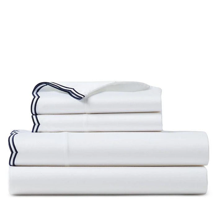 Malin Scallop Organic Cotton Sateen King Pillowcase, Pair 商品