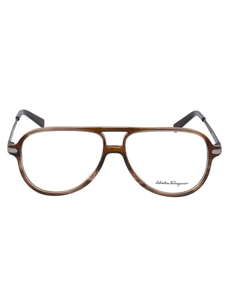 商品Salvatore Ferragamo|Salvatore Ferragamo Womens Multicolor Metal Glasses,价格¥3338,第1张图片