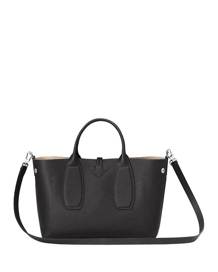 商品Longchamp|Roseau Medium Leather Tote,价格¥4415,第4张图片详细描述