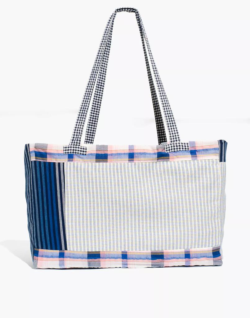 商品Madewell|Madewell x La Réunion Upcycled Patchwork Tote Bag,价格¥1450,第3张图片详细描述