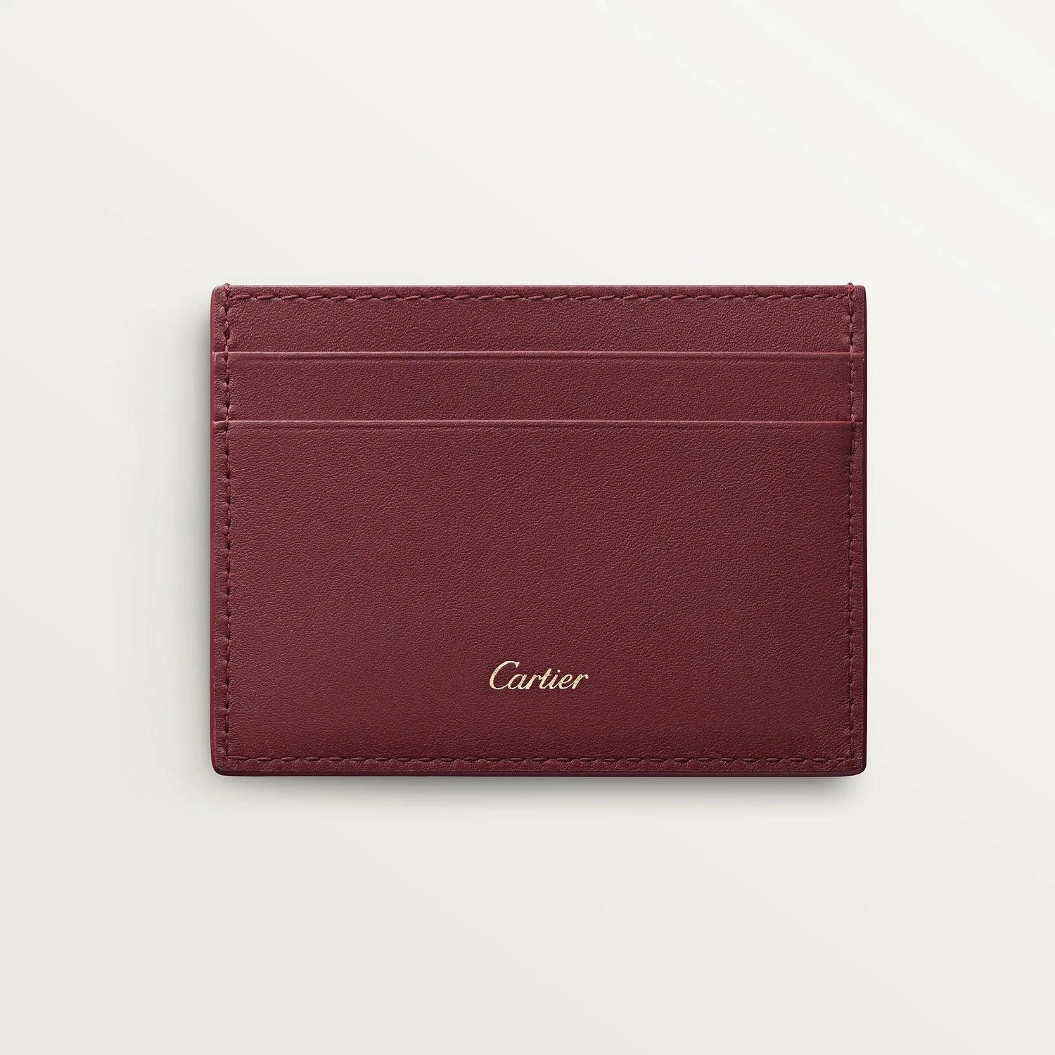 包邮包税【预售7天发货】 CARTIER 23秋冬 女士 钥匙包 DIABOLO DE CARTIER卡片夹 酒红色 小牛皮 L3002003 商品