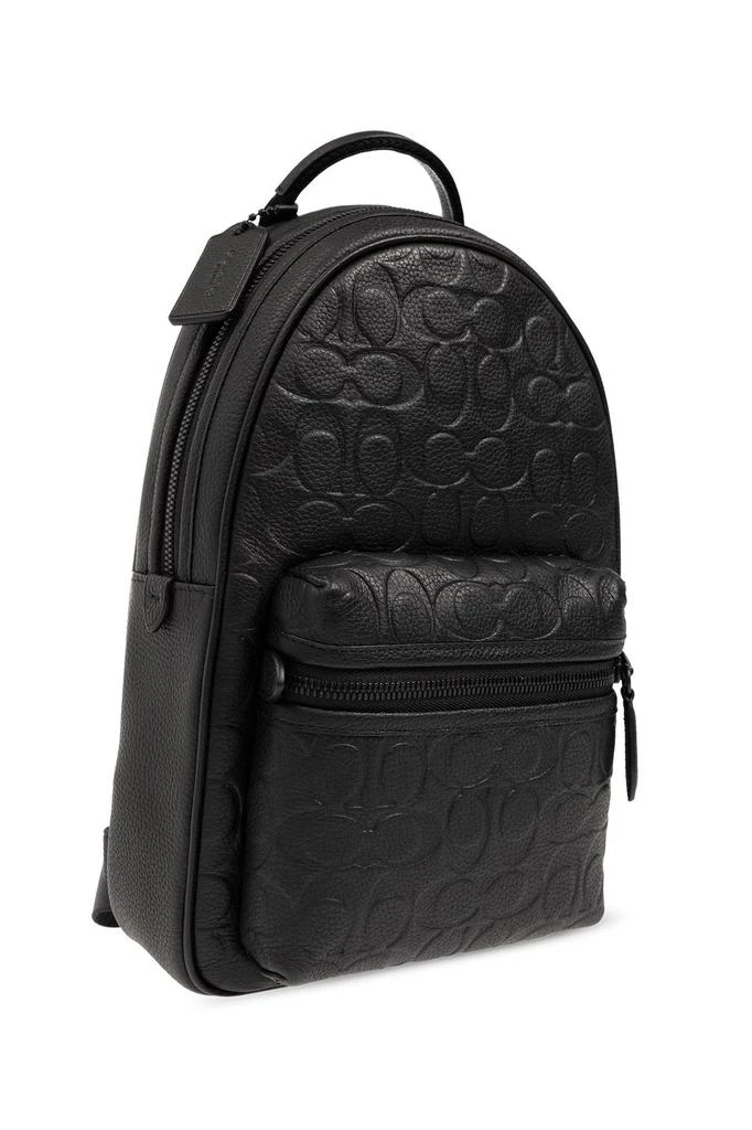 商品Coach|Coach Logo Embossed Zipped Backpack,价格¥2642,第3张图片详细描述