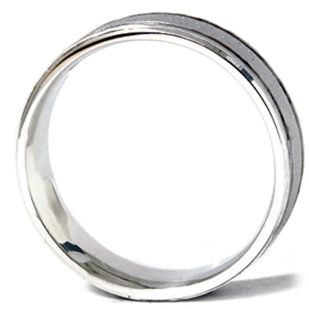 商品Pompeii3|Mens Hammered 14K White Gold Comfort Fit Ring Band New Size Selectable,价格¥4080,第2张图片详细描述