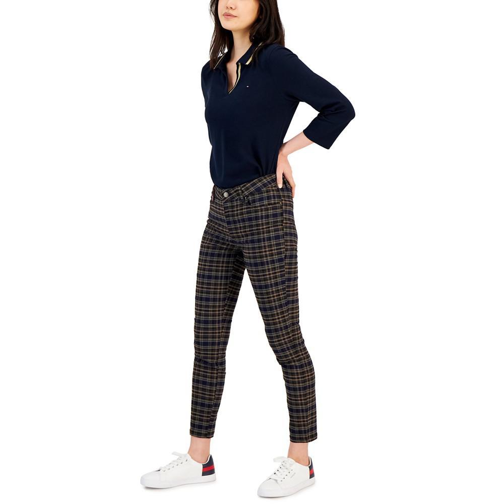 商品Tommy Hilfiger|Women's Plaid Tribeca Skinny-Leg Ankle Pants,价格¥504,第5张图片详细描述