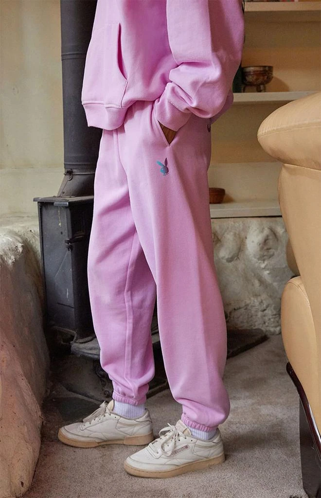 商品Playboy|By PacSun Pink Aurora Sweatpants,价格¥279,第3张图片详细描述