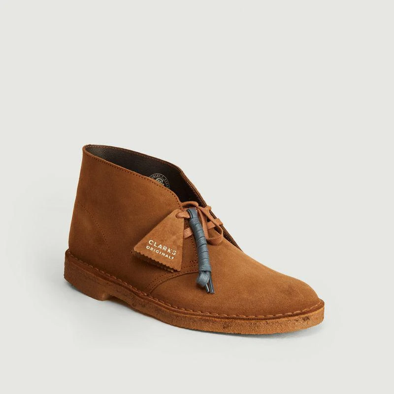 商品Clarks|Desert boots cola suede cola suede CLARKS ORIGINALS,价格¥877,第1张图片