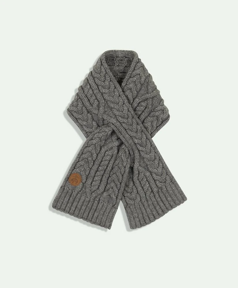 商品Brooks Brothers|Kids Cable Knit Keyhole Scarf,价格¥110,第1张图片