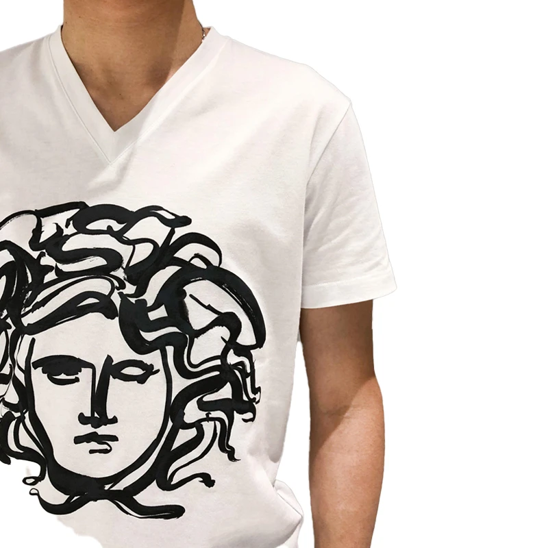 VERSACE 范思哲 白色棉男士T恤 A79224-A222614-A911 商品
