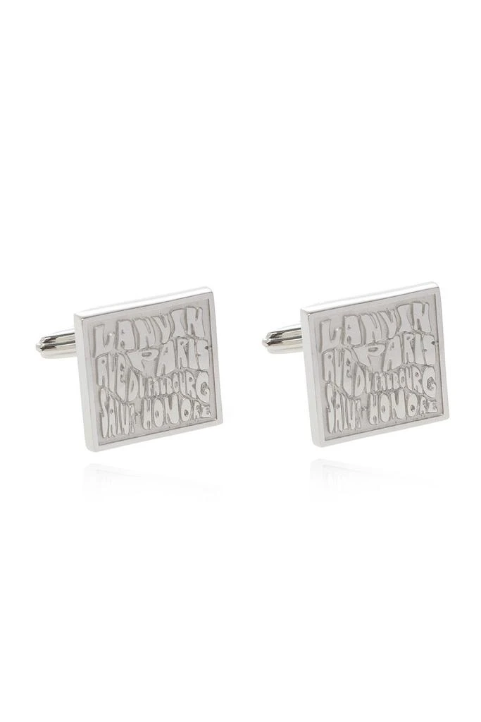 商品Lanvin|Lanvin Square Logo-Engraved Cufflinks,价格¥1220,第1张图片
