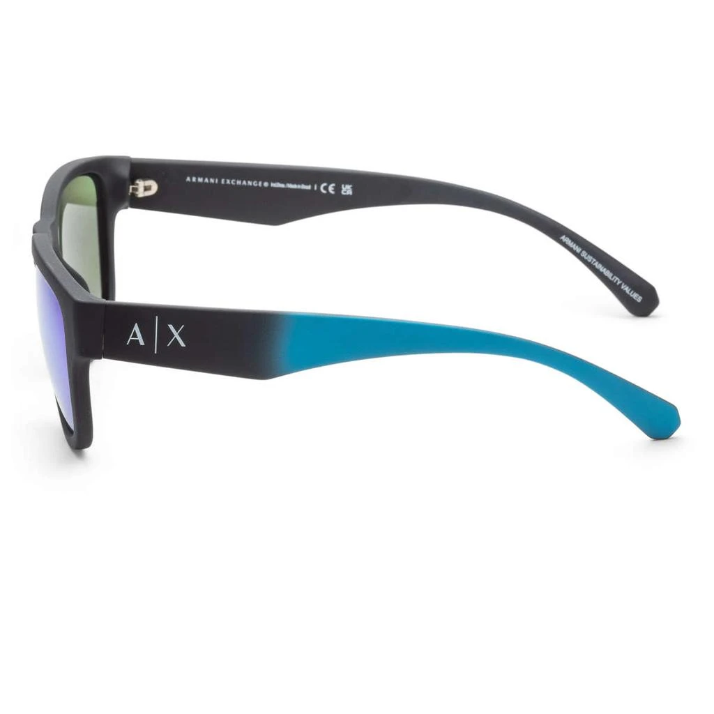 商品Armani Exchange|Armani Exchange Men's Black Pillow Sunglasses,价格¥263,第2张图片详细描述