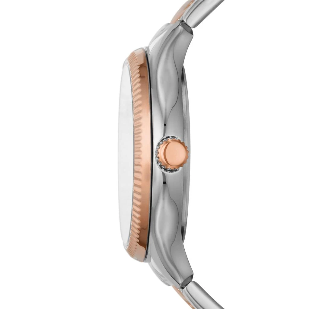 商品Fossil|Women's Rye Multifunction, Silver-Tone Alloy Watch,价格¥686,第2张图片详细描述