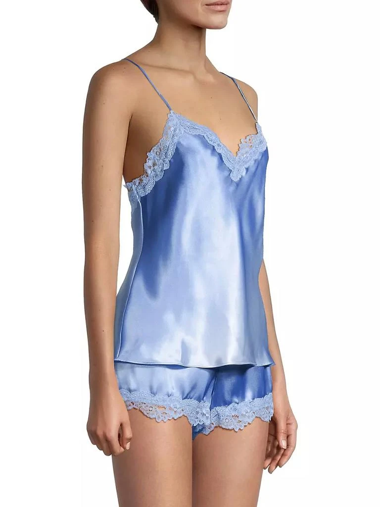 商品In Bloom|Madelyn Satin & Lace Short Pajamas,价格¥338,第4张图片详细描述
