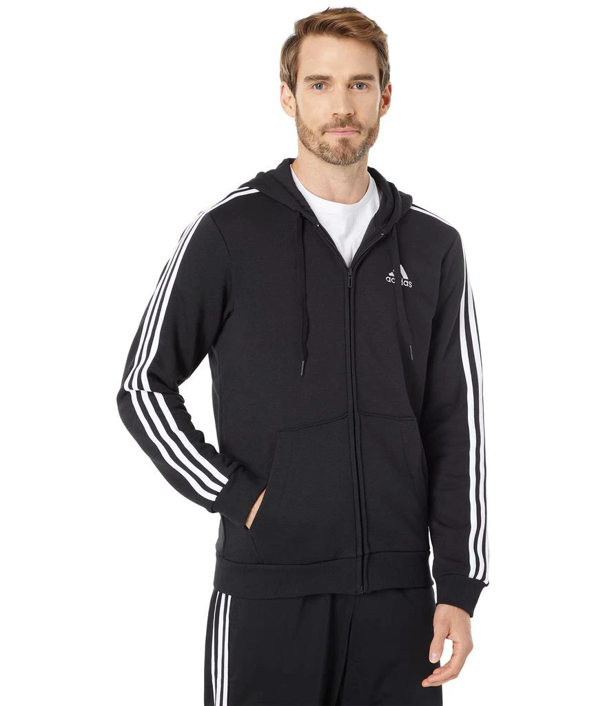 商品Adidas|Essentials 3-Stripes Fleece Full Zip Hoodie,价格¥220,第1张图片