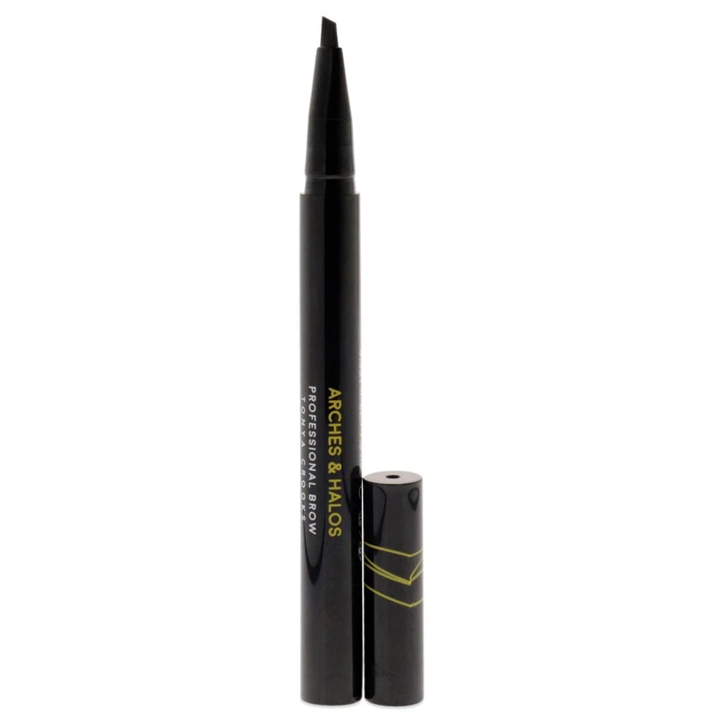 商品Arches and Halos|Angled Bristle Tip Waterproof Brow Pen - Dark Brown by Arches and Halos for Women - 0.051 oz Eyebrow Pencil,价格¥112,第2张图片详细描述