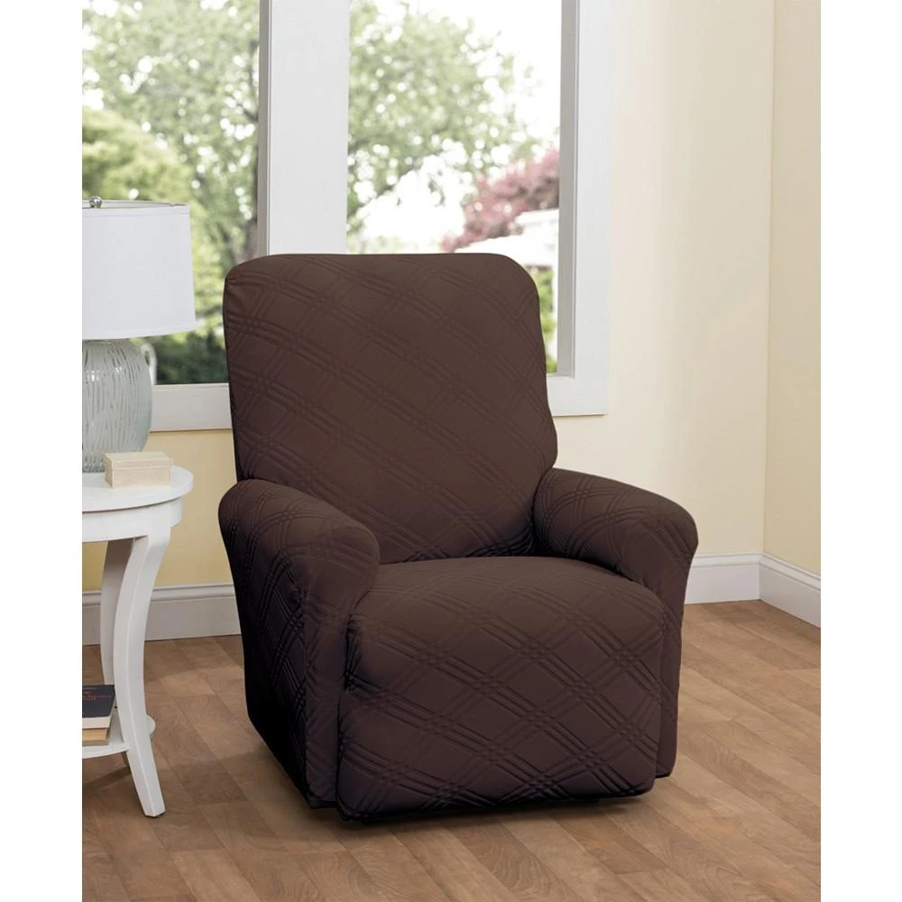 商品P/Kaufmann Home|Stretch Sensations Double Diamond Recliner Cover,价格¥434,第3张图片详细描述