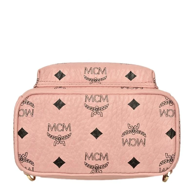 商品[国内直发] MCM|MCM 奢侈品 女士STARK系列人造革手提双肩包柔粉色超迷你 MMK7AVE92PZ001,价格¥4568,第5张图片详细描述