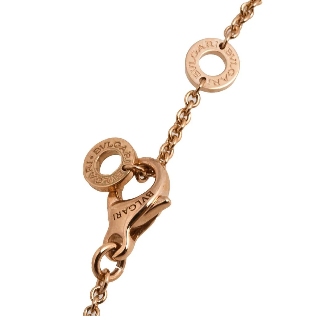 商品[二手商品] BVLGARI| Bvlgari Bvlgari Malachite Diamond 18k Rose Gold Pendant Necklace,价格¥15401,第4张图片详细描述