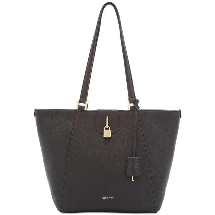 商品Calvin Klein|Pebble Padlock Tote,价格¥734,第1张图片