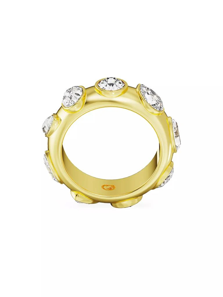 商品Swarovski|Imber Goldtone & Crystal Mixed Cuts Tube Ring,价格¥965,第4张图片详细描述
