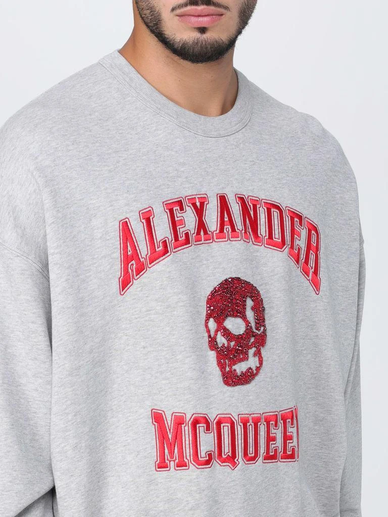 商品Alexander McQueen|Alexander McQueen sweatshirt with rhinestone skull,价格¥10348,第5张图片详细描述