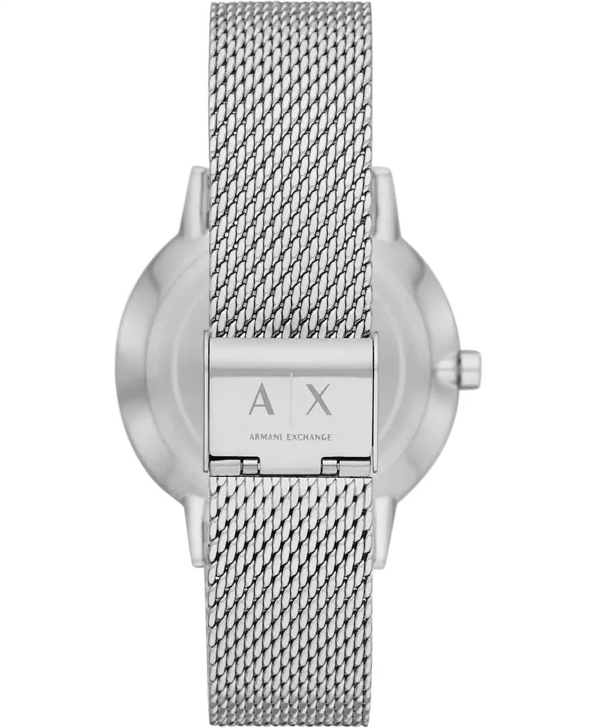 商品Armani Exchange|Men's Stainless Steel Mesh Bracelet Watch 42mm,价格¥1266,第5张图片详细描述