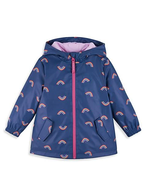 商品Andy & Evan|Little Girl's Rainbow Print Rain Jacket,价格¥273,第1张图片