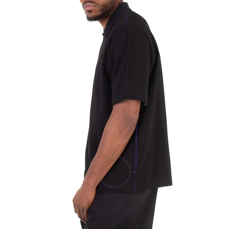 商品Burberry|Striped-Cuffs Short Sleeved Cotton Polo Shirt,价格¥1690,第2张图片详细描述