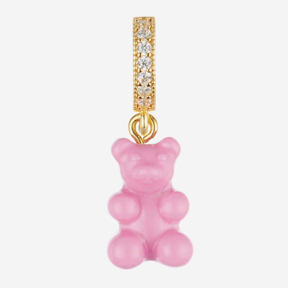 Crystal Haze Women's Pave Nostalgia Bear Pendant - Candy Pink商品第1张图片规格展示