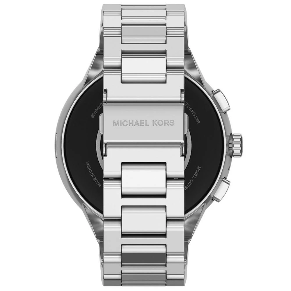 商品Michael Kors|Women's Gen 6 Camille Silver-Tone Stainless Steel Smartwatch 44 mm,价格¥1984,第4张图片详细描述