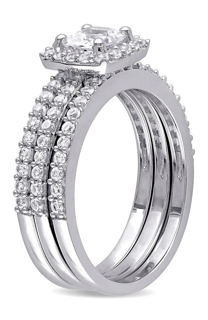 商品DELMAR|Created White Sapphire Bridal Ring Set,价格¥661,第2张图片详细描述