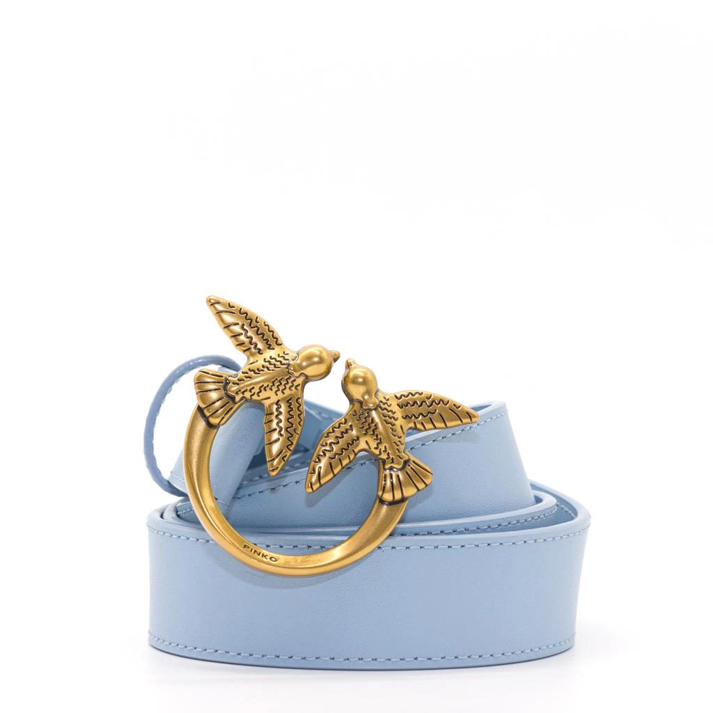 商品PINKO|Love Birds Leather Belt Pinko,价格¥642,第1张图片
