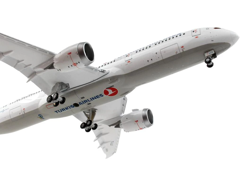 商品GeminiJets|Boeing 787-9 Commercial Aircraft with Flaps Down "Turkish Airlines" White with Red Tail 1/400 Diecast Model Airplane by,价格¥686,第1张图片
