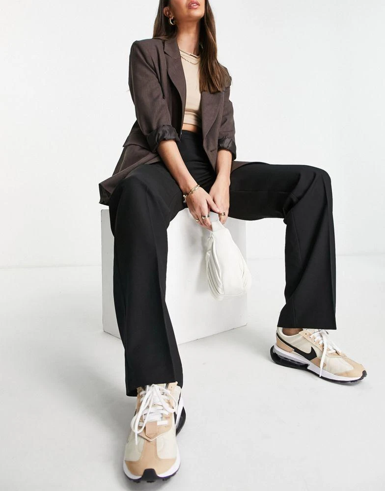 商品ASOS|ASOS DESIGN Tall Mix & Match slim straight suit trousers in black,价格¥215,第4张图片详细描述