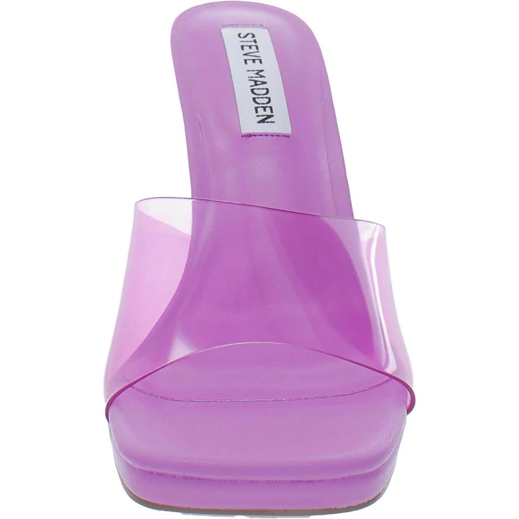 Steve Madden Womens Lipa Comfort Insole Square Toe Mule Sandals 商品