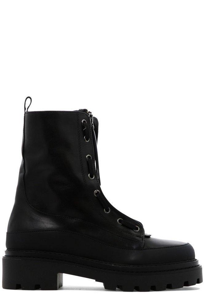 商品PINKO|Pinko Lace-Up Combat Boots,价格¥1535-¥1664,第1张图片