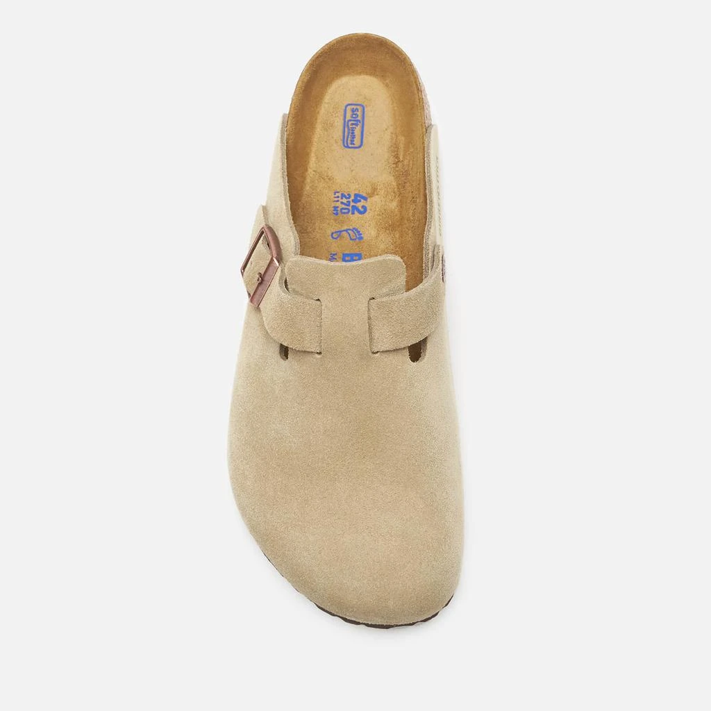 商品Birkenstock|Men's Boston Suede Mules - Taupe,价格¥1562,第3张图片详细描述