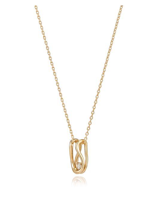 Petitlor 14K U Necklace HL4N12400Y4420商品第2张图片规格展示